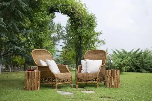 sillas de bambu para terraza