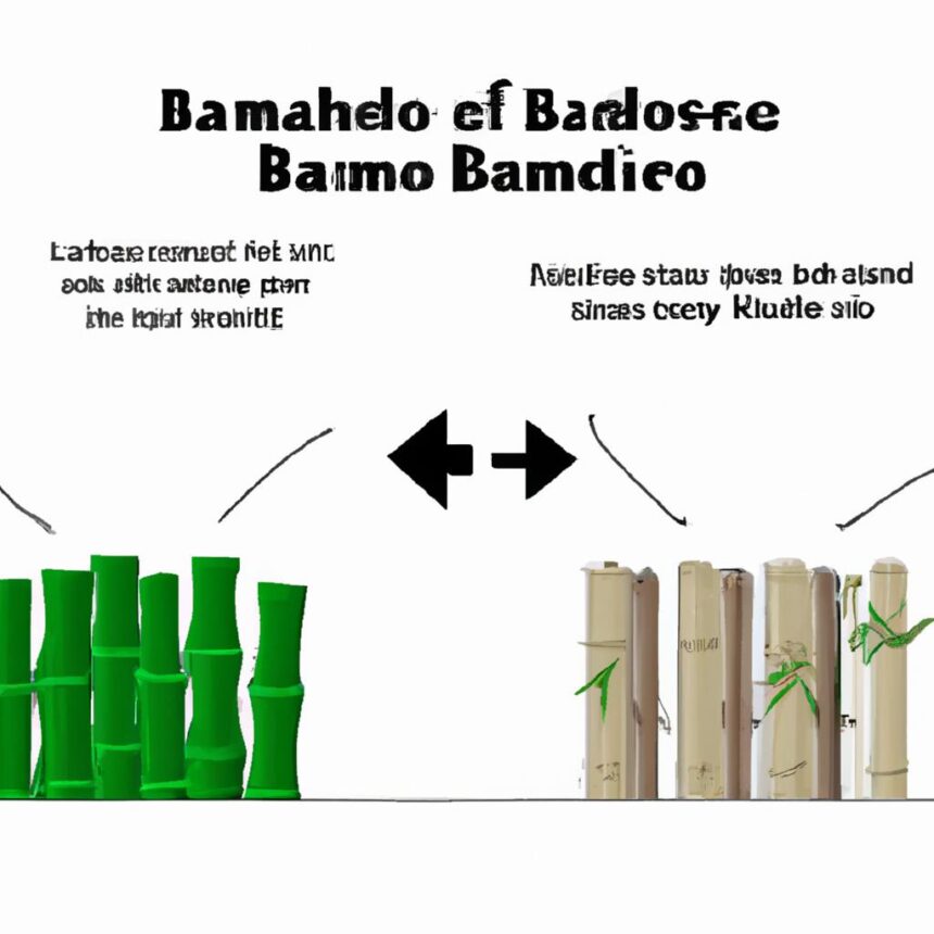 Bambú versus materiales tradicionales