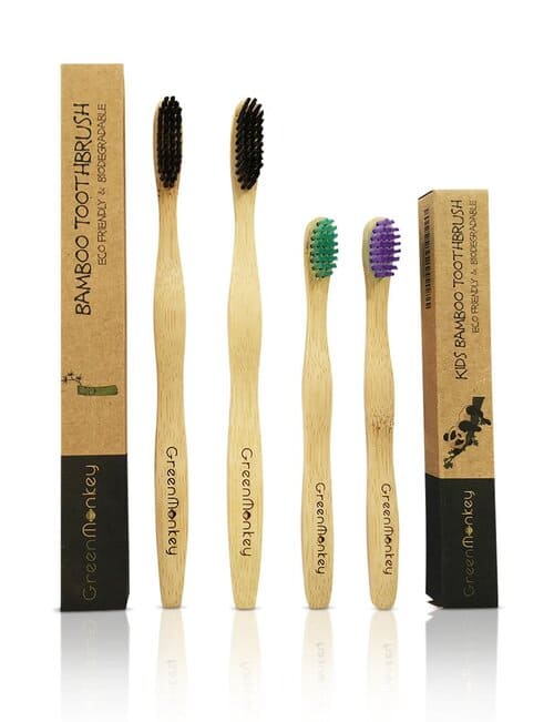 cepillo de dientes de bambu