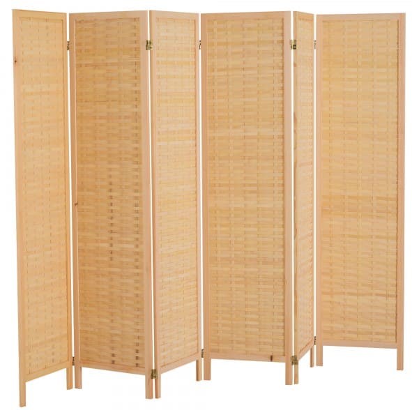 Panel y biombos de bambú